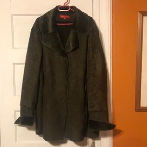 Plus size Green Coat